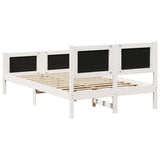 Bed Frame with Headboard Light Grey 120 x 200 cm Fabric 878333