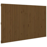 Wall Headboard Honey Brown 185x3x110 cm Solid Wood Pine 824966