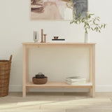 Console Table 110x40x80 cm Solid Wood Pine 822282