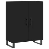 Highboard Black 69.5x34x180 cm Engineered Wood 3198234