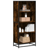Bookcase Smoked Oak 60x35x139 cm Engineered Wood 3300842