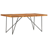 Dining Table 180x90x76 cm Solid Acacia Wood 282881