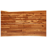 3 Piece Dining Set with Live Edge Solid Wood Acacia 3157525