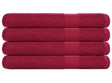 Towels "FROGN" 4 pcs Bordeaux 100x200 cm 360 gsm 136747