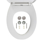 ZNTS Tiger Toilet Seat "Blade" White 426433