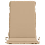 High Back Chair Cushion GEMERT 2 pcs 100% Polyester Sand 945873