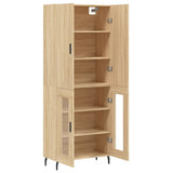 Highboard Sonoma Oak 69.5x34x180 cm Engineered Wood 3195750