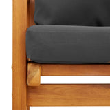 5 Piece Garden Lounge Set with Cushions Solid Wood Acacia 3211805