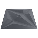 Wall Panels 48 pcs Grey 50x50 cm XPS 12 m Star 4100070