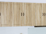 Wall Cabinet PORTO Sonoma Oak 80 x 31 x 100 cm Engineered Wood 885497