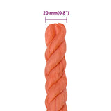 Work Rope Orange 20 mm 100 m Polypropylene 152953
