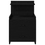 Bedside Cabinets 2 pcs with 2 Drawers Black 40x36.5x62 cm 858635