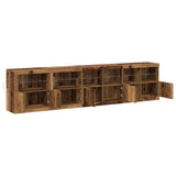 LED Sideboard Old Wood 283 x 37 x 67 cm Engineered Wood 3333113