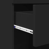 Bathroom Cabinet Set with Drawer TULUM Black 37 x 31.5 x 82 cm 880342