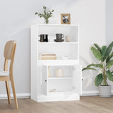 Highboard White 60x35.5x103.5 cm Engineered Wood 816312
