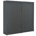 ZNTS Wardrobe Grey 173x40x170 cm Fabric 248199