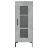 Sideboard Concrete Grey 34.5x34x90 cm Engineered Wood 828800