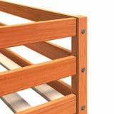 Bunk Bed without Mattress Wax Brown 80x200 cm Solid Wood Pine 844828