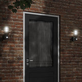 Outdoor Wall Lights with Sensors 2pcs Black Stainless Steel 4006235