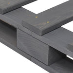 Bed Frame without Mattress Grey 90x200 cm Solid Wood Pine 3281580