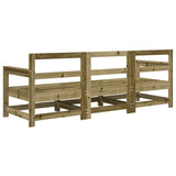 3 Piece Garden Lounge Set Impregnated Wood Pine 825533