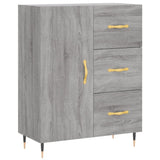 Highboard Grey Sonoma 69.5x34x180 cm Engineered Wood 3195889