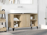 Sink cabinet with Shelf with Storage Sonoma Oak 80 x 33 x 60 cm 881271