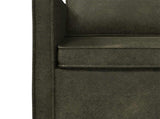 Sofa Set 2 pcs Army Green Faux Suede Fabric 3433125