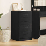 Sideboard with Drawer Black oak 40 x 41 x 75 cm Engineered wood 865056