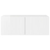 TV Wall Cabinet Gloss White 78.5 x 31 x 29.5 cm Engineered Wood 892217