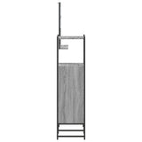 ZNTS 3 Piece Bathroom Cabinet Set Grey Sonoma Engineered Wood 3214347
