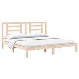 Bed Frame without Mattress 200x200 cm Solid Wood Pine 3104368