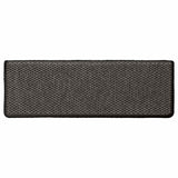 Stair Mats Self-adhesive Sisal-Look 15 pcs 65x21x4 cm Anthracite 326885