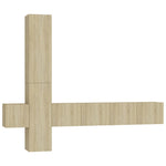 ZNTS 5 Piece TV Cabinet Set Sonoma Oak Engineered Wood 3078970