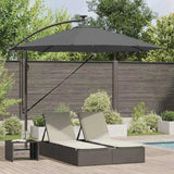 Umbrella Anthracite 294 x 294 x 248 cm Polyester and Aluminium 42003385