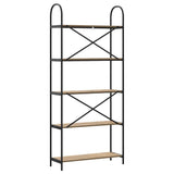 Bookshelf Artisan Oak 80 x 30 x 183 cm Engineered wood 879892