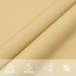 ZNTS Sun Shade Sail Sand 7x5x5 m 100% Polyester Oxford 4000929