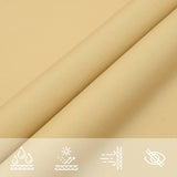 ZNTS Sun Shade Sail Sand 7x5x5 m 100% Polyester Oxford 4000929