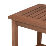 ZNTS Square Wood Side Table Carbonized Color 67801241