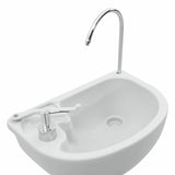 Camping Toilet 2 pcs Grey and White 50.5 x 33 x 103 cm 42001433