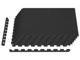 Floor Mats 6 pcs Black 2.16 m EVA Foam 42040744