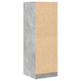 Apothecary Cabinet Concrete Grey 40x41x118 cm Engineered Wood 855199