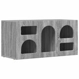 TV Cabinet Grey Sonoma 80 x 35 x 40 cm Engineered Wood 891280