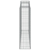 Arched Gabion Basket 300x50x180/200 cm Galvanised Iron 153519