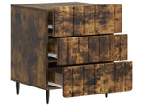 Bedside Cabinet Smoked Oak 43x 41 x 68 cm Engineered Wood 894330