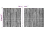 Bamboo Fence Natural 400 x 125 cm Bamboo 42006520