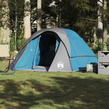 Family Tent Cabin 6-Person Blue Waterproof 4009563