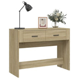 Console Table Sonoma Oak 100x39x75 cm Engineered Wood 816779