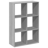 Room Divider Bookcase Grey Sonoma 69.5x29x103.5 cm Engineered Wood 858017