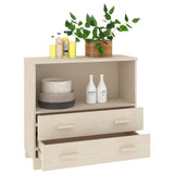Sideboard HAMAR Honey Brown 85x35x80 cm Solid Wood Pine 340496